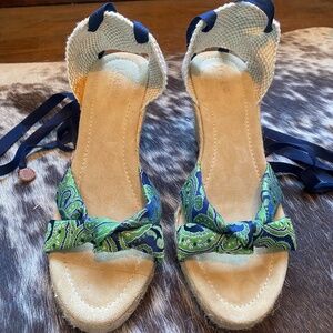 J. Crew Espadrille Wedge Sandals